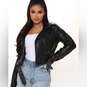 Faux Leather moto jacket